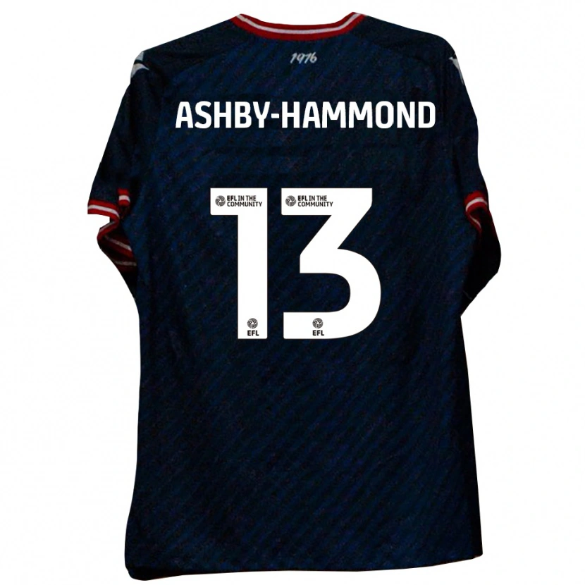 Danxen Mænd Taye Ashby-Hammond #13 Marineblå Rød Udebane Spillertrøjer 2025/26 Trøje T-Shirt