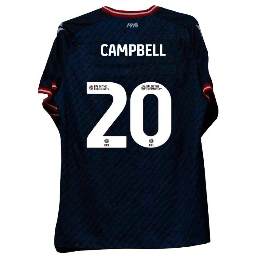 Danxen Mænd Chem Campbell #20 Marineblå Rød Udebane Spillertrøjer 2025/26 Trøje T-Shirt