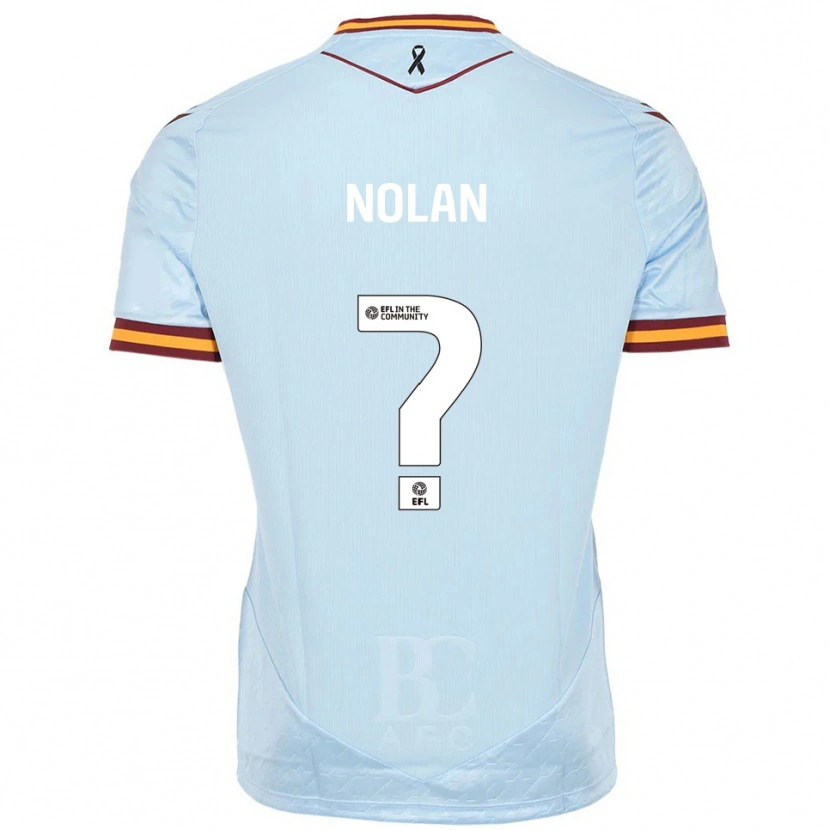 Danxen Mænd Aaliyah Nolan #0 Lyseblå Udebane Spillertrøjer 2025/26 Trøje T-Shirt