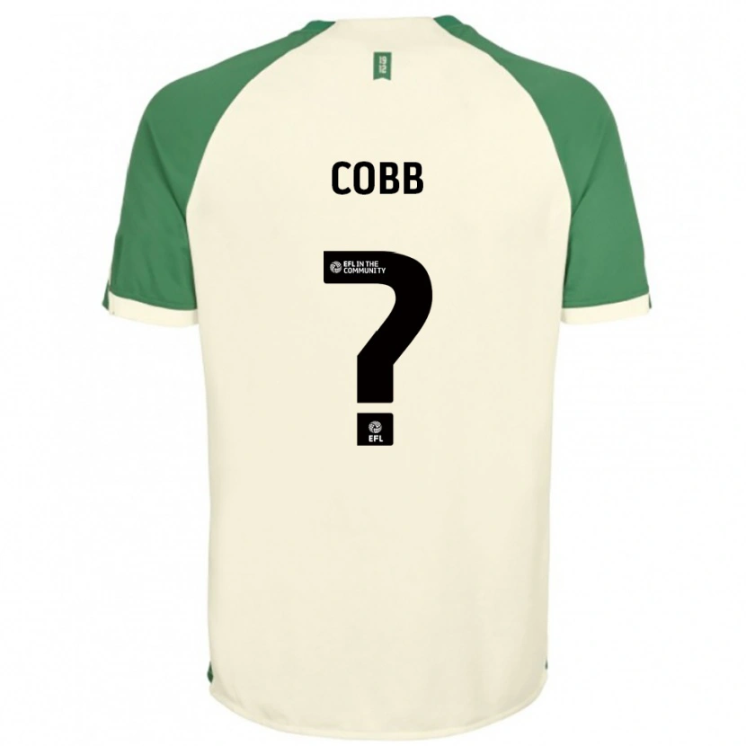 Danxen Mænd Serena Cobb #0 Off-White Grøn Udebane Spillertrøjer 2025/26 Trøje T-Shirt