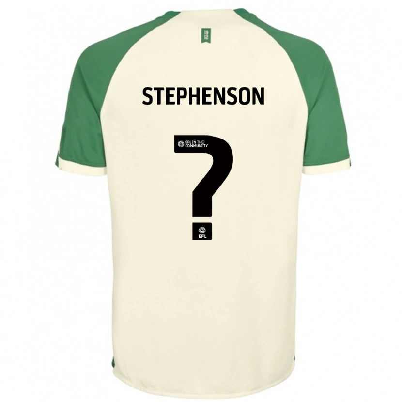 Danxen Mænd Rebecca Stephenson #0 Off-White Grøn Udebane Spillertrøjer 2025/26 Trøje T-Shirt