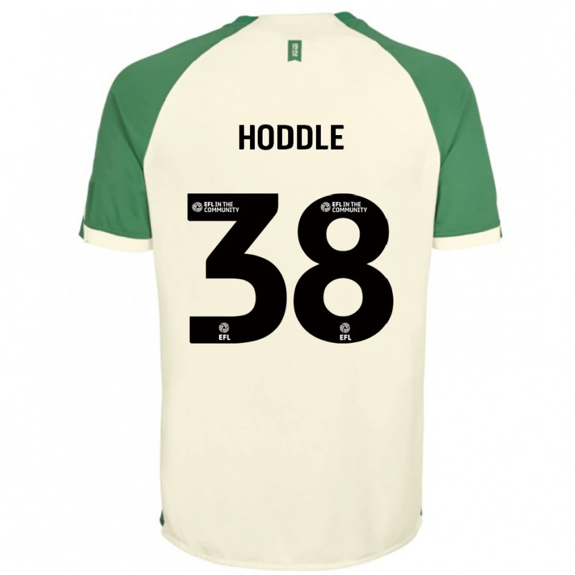 Danxen Mænd George Hoddle #38 Off-White Grøn Udebane Spillertrøjer 2025/26 Trøje T-Shirt