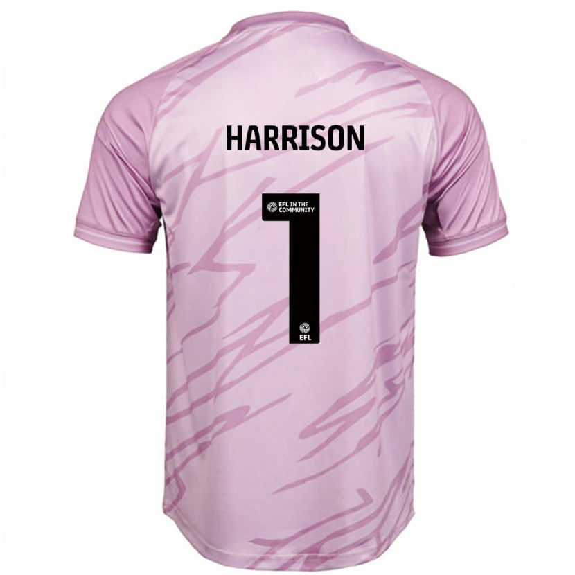 Danxen Mænd Elyh Harrison #1 Pink Sort Udebane Spillertrøjer 2025/26 Trøje T-Shirt