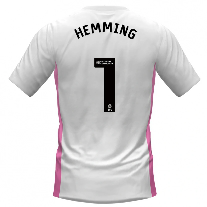 Danxen Mænd Zach Hemming #1 Hvid Rød Udebane Spillertrøjer 2025/26 Trøje T-Shirt