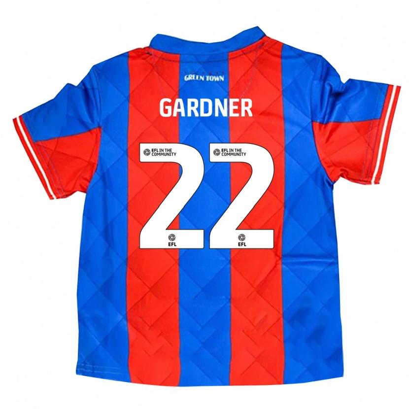 Danxen Mænd Cameron Gardner #22 Blå Rød Hvid Udebane Spillertrøjer 2025/26 Trøje T-Shirt