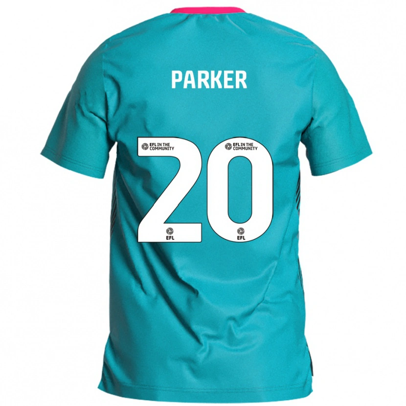 Danxen Mænd Charley Parker #20 Lyseblå Pink Udebane Spillertrøjer 2025/26 Trøje T-Shirt