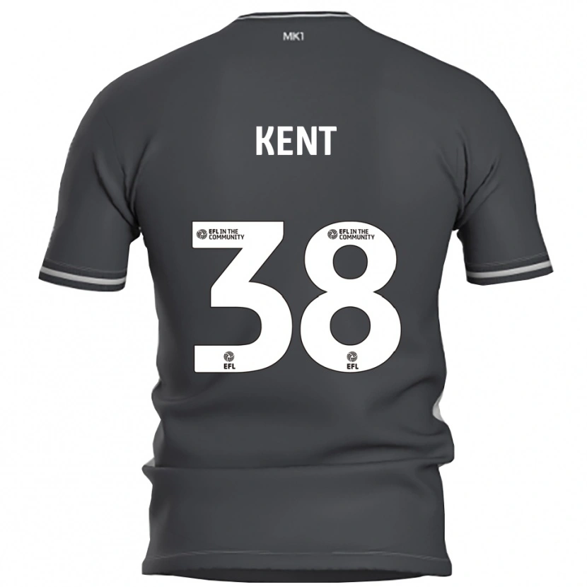 Danxen Mænd Isabelle Kent #38 Grå Sølv Udebane Spillertrøjer 2025/26 Trøje T-Shirt