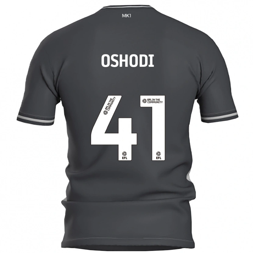 Danxen Mænd Olivia Oshodi #41 Grå Sølv Udebane Spillertrøjer 2025/26 Trøje T-Shirt