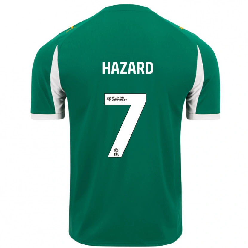 Danxen Mænd Harrison Hazard #7 Grøn Hvid Udebane Spillertrøjer 2025/26 Trøje T-Shirt
