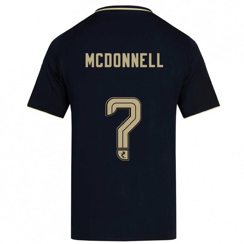 Danxen Mænd Noah Mcdonnell #0 Marineblå Guld Udebane Spillertrøjer 2025/26 Trøje T-Shirt