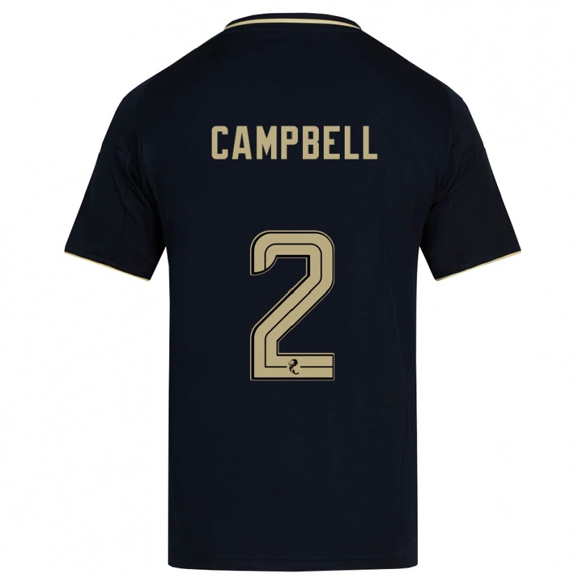 Danxen Mænd Loren Campbell #2 Marineblå Guld Udebane Spillertrøjer 2025/26 Trøje T-Shirt