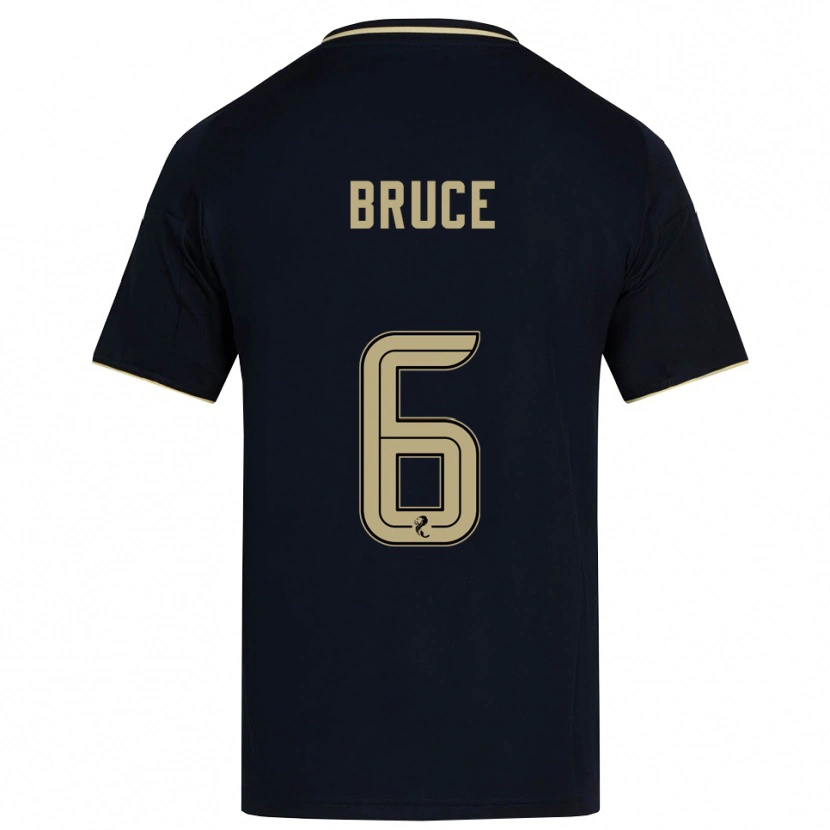 Danxen Mænd Natasha Bruce #6 Marineblå Guld Udebane Spillertrøjer 2025/26 Trøje T-Shirt