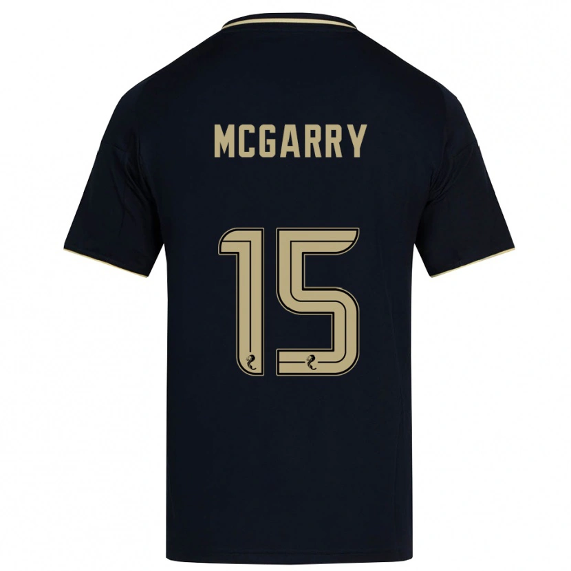 Danxen Mænd James Mcgarry #15 Marineblå Guld Udebane Spillertrøjer 2025/26 Trøje T-Shirt