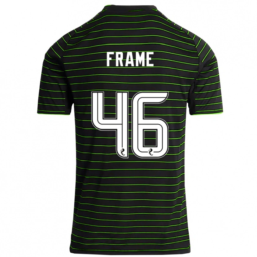 Danxen Mænd Mitchel Frame #46 Sort Grøn Udebane Spillertrøjer 2025/26 Trøje T-Shirt