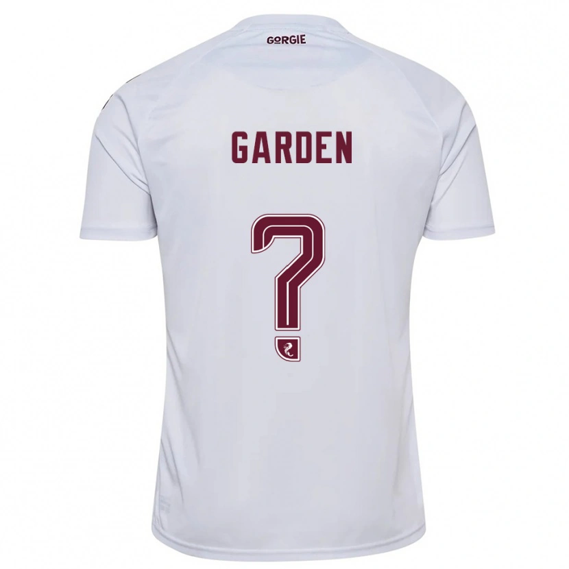 Danxen Mænd Luka Garden #0 Hvid Burgunder Udebane Spillertrøjer 2025/26 Trøje T-Shirt