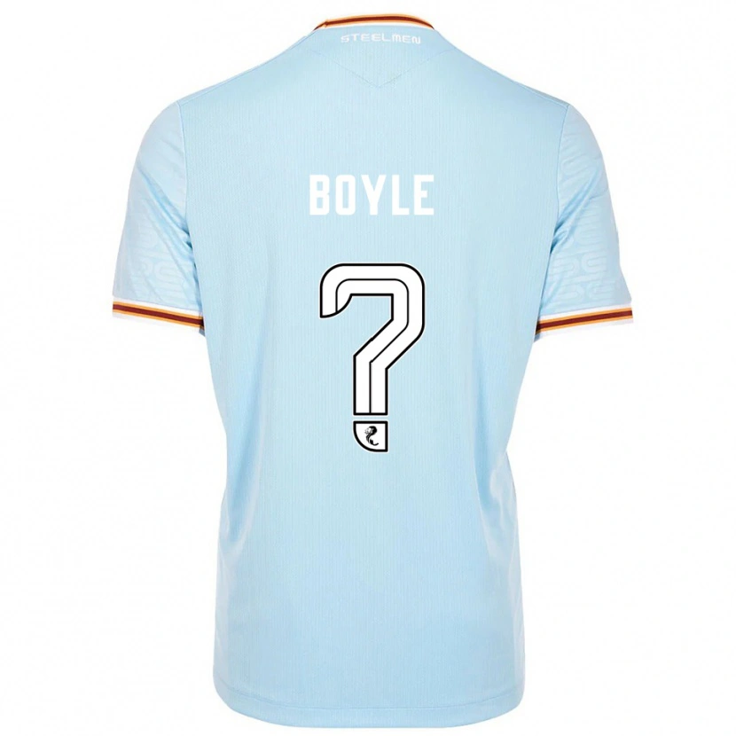 Danxen Mænd Callum Boyle #0 Lyseblå Udebane Spillertrøjer 2025/26 Trøje T-Shirt