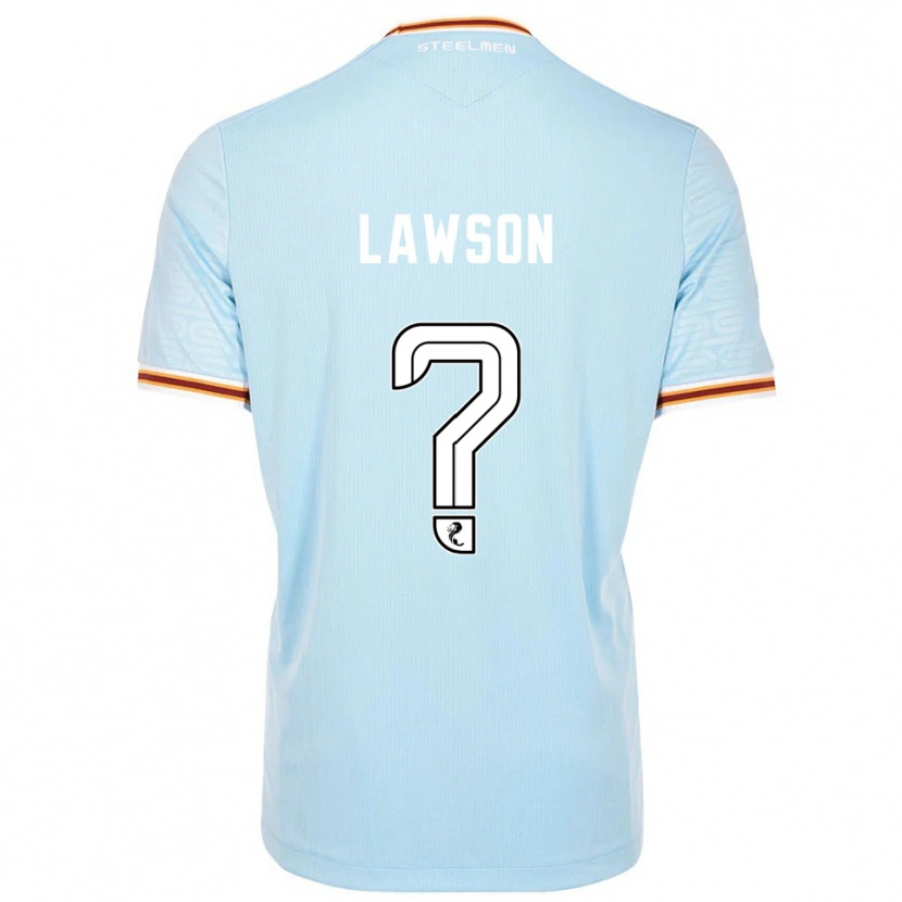 Danxen Mænd Nathan Lawson #0 Lyseblå Udebane Spillertrøjer 2025/26 Trøje T-Shirt