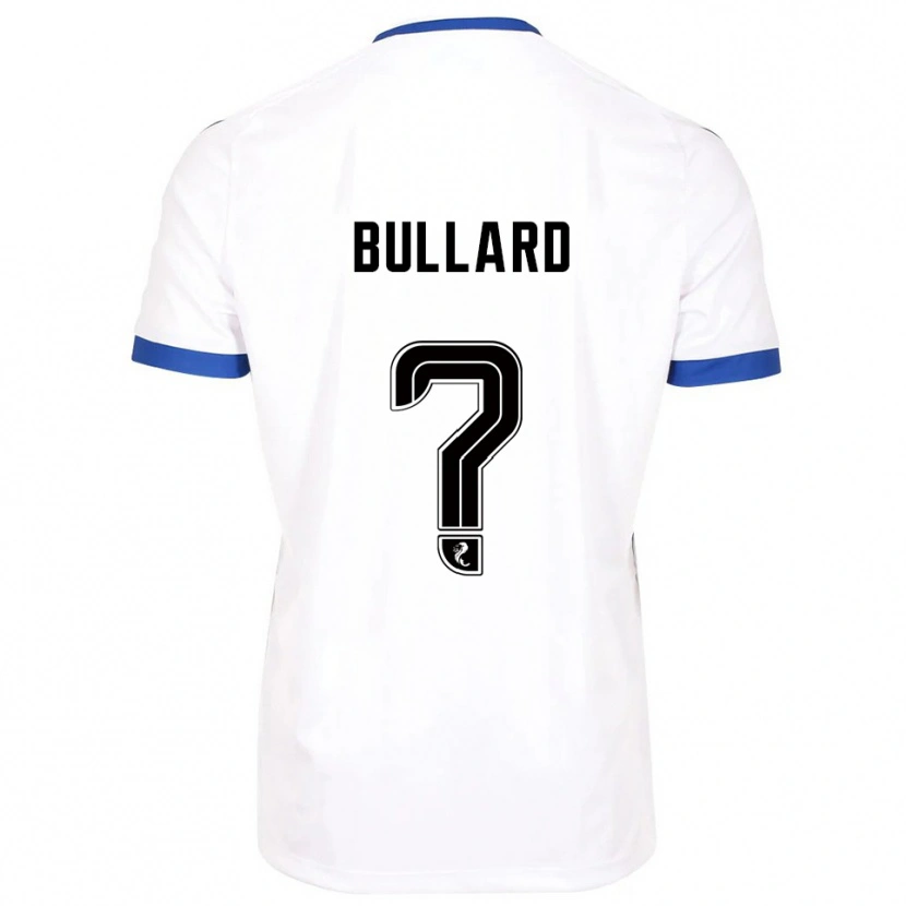 Danxen Mænd Cole Bullard #0 Hvid Blå Udebane Spillertrøjer 2025/26 Trøje T-Shirt