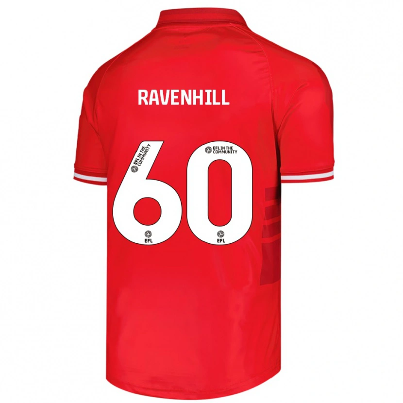 Danxen Kvinder Rogan Ravenhill #60 Rød Hvid Hjemmebane Spillertrøjer 2025/26 Trøje T-Shirt