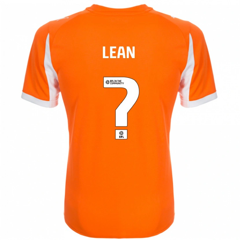 Danxen Kvinder Jessica Lean #0 Orange Hvid Hjemmebane Spillertrøjer 2025/26 Trøje T-Shirt