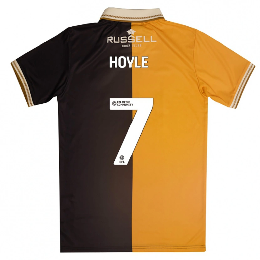 Danxen Kvinder Farrah Hoyle #7 Gul Sort Hjemmebane Spillertrøjer 2025/26 Trøje T-Shirt
