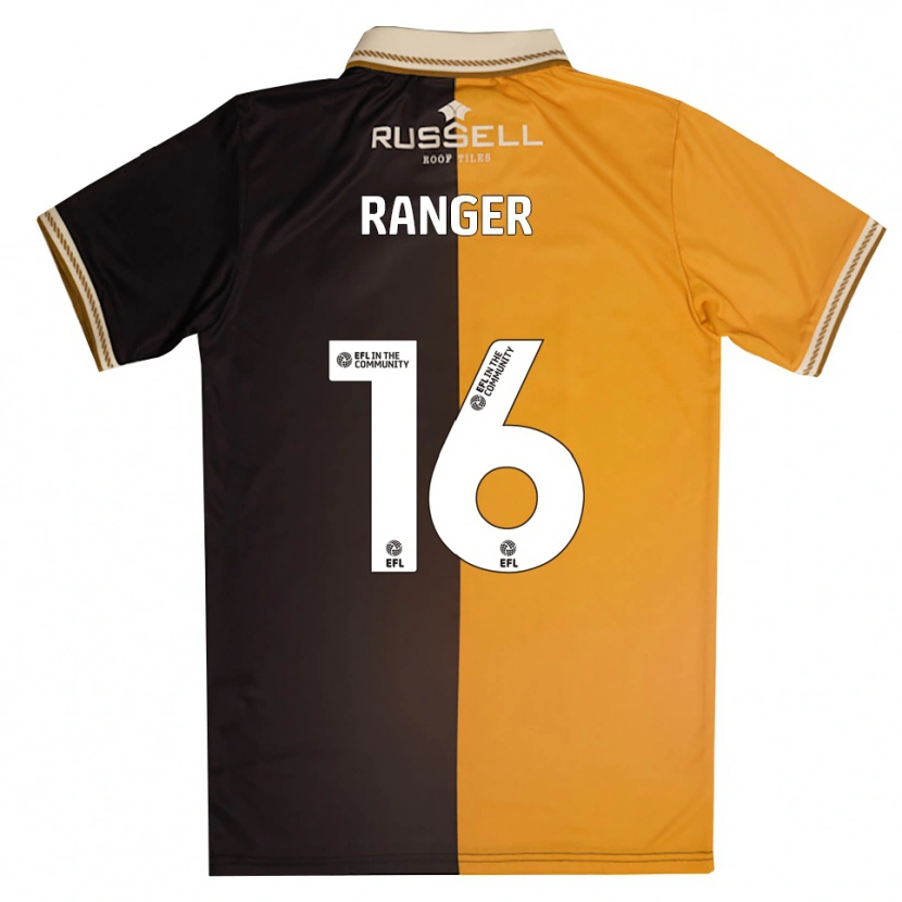 Danxen Kvinder Ché Ranger #16 Gul Sort Hjemmebane Spillertrøjer 2025/26 Trøje T-Shirt