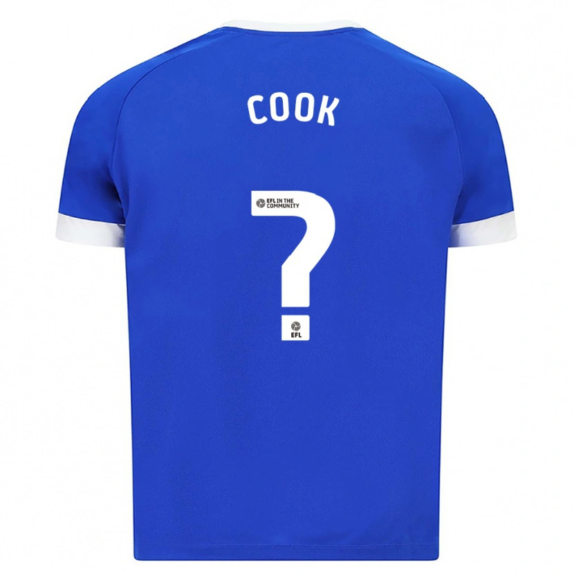 Danxen Kvinder Freddie Cook #0 Blå Hvid Hjemmebane Spillertrøjer 2025/26 Trøje T-Shirt