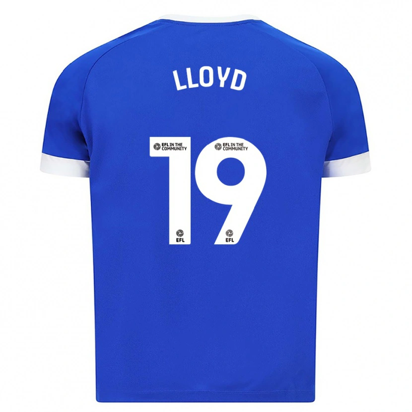 Danxen Kvinder Madison Lloyd #19 Blå Hvid Hjemmebane Spillertrøjer 2025/26 Trøje T-Shirt
