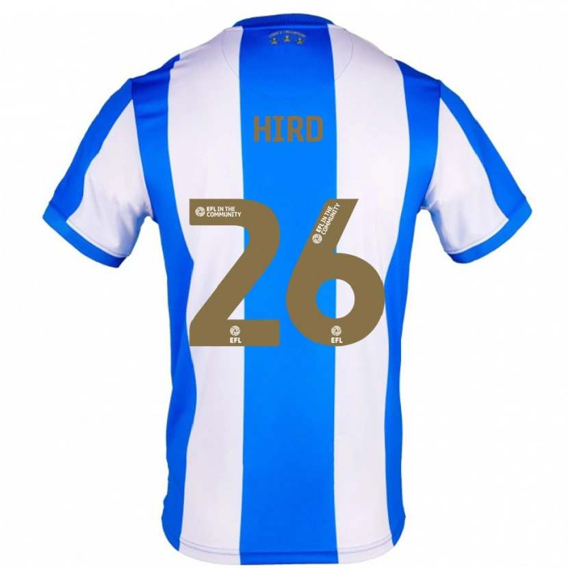 Danxen Kvinder Kayley Hird #26 Blå Hvid Hjemmebane Spillertrøjer 2025/26 Trøje T-Shirt