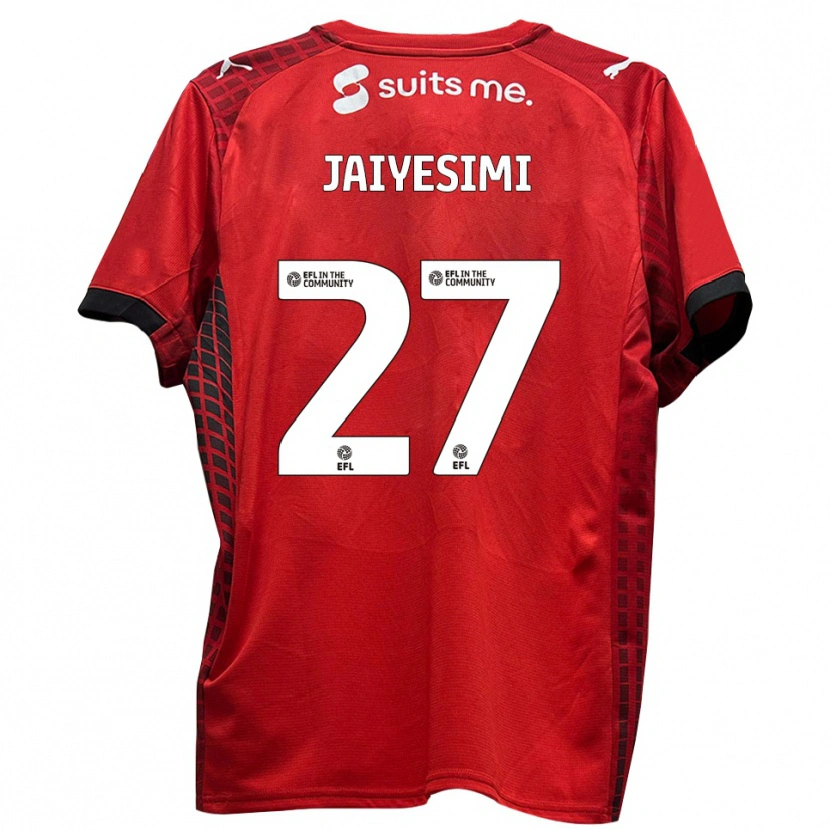 Danxen Kvinder Diallang Jaiyesimi #27 Rød Sort Hjemmebane Spillertrøjer 2025/26 Trøje T-Shirt