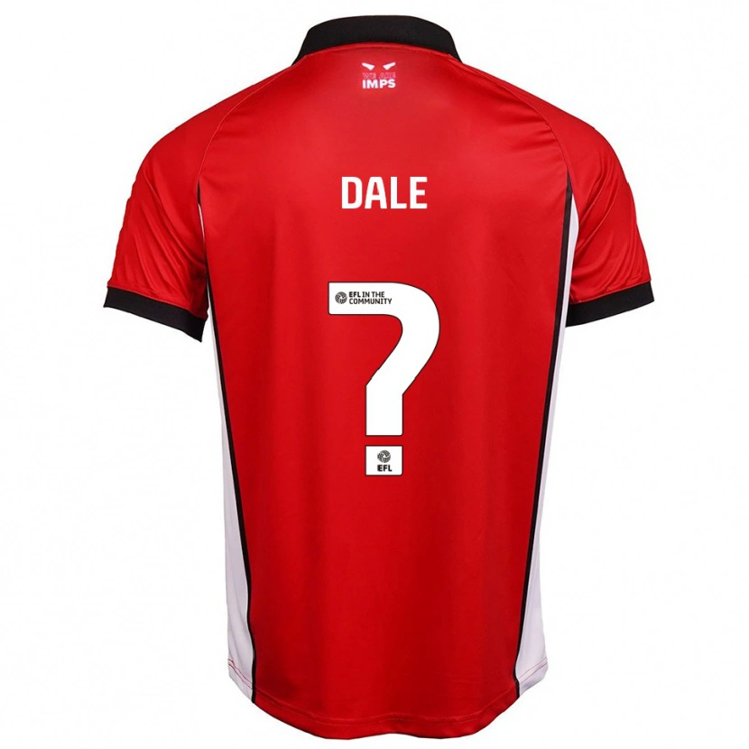 Danxen Kvinder Harry Dale #0 Rød Hvid Hjemmebane Spillertrøjer 2025/26 Trøje T-Shirt