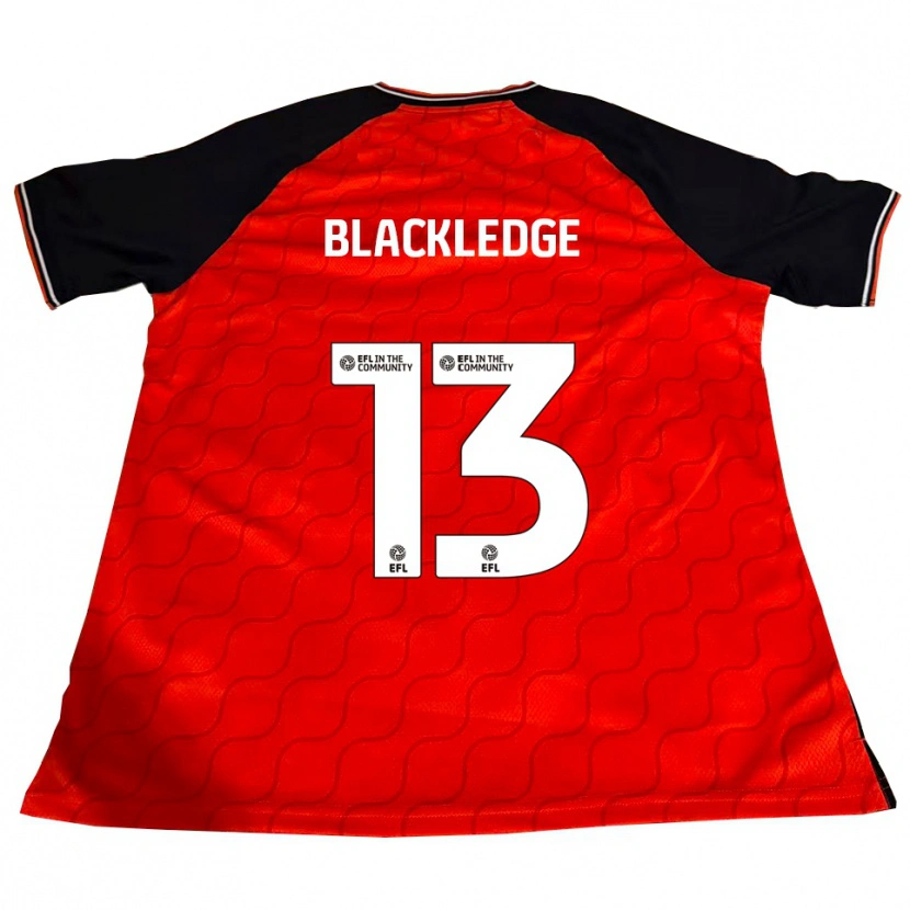 Danxen Kvinder Henry Blackledge #13 Orange Sort Hvid Hjemmebane Spillertrøjer 2025/26 Trøje T-Shirt