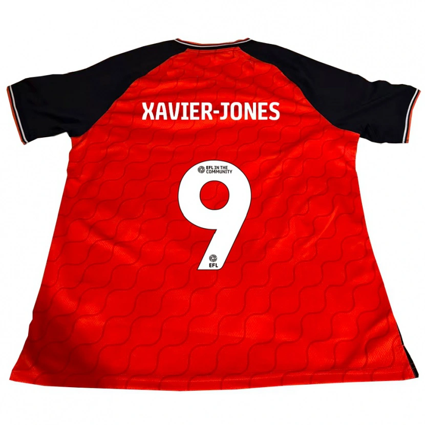 Danxen Kvinder Tate Xavier-Jones #9 Orange Sort Hvid Hjemmebane Spillertrøjer 2025/26 Trøje T-Shirt