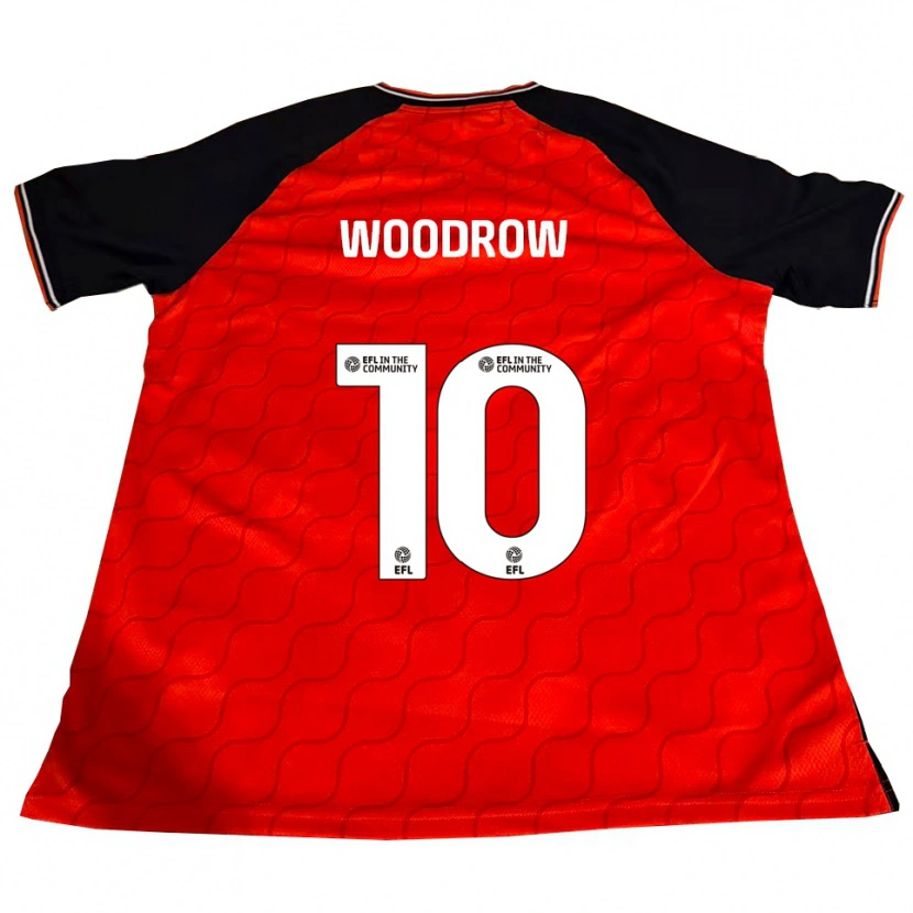 Danxen Kvinder Cauley Woodrow #10 Orange Sort Hvid Hjemmebane Spillertrøjer 2025/26 Trøje T-Shirt