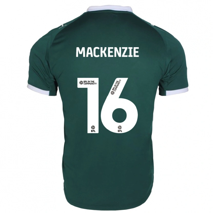 Danxen Kvinder Jack Mackenzie #16 Grøn Hvid Hjemmebane Spillertrøjer 2025/26 Trøje T-Shirt