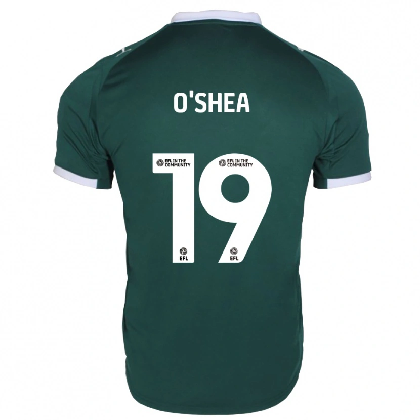 Danxen Kvinder Erin O'shea #19 Grøn Hvid Hjemmebane Spillertrøjer 2025/26 Trøje T-Shirt