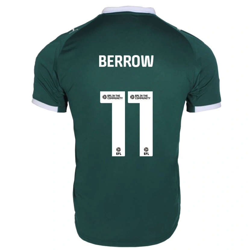 Danxen Kvinder Jade Berrow #11 Grøn Hvid Hjemmebane Spillertrøjer 2025/26 Trøje T-Shirt