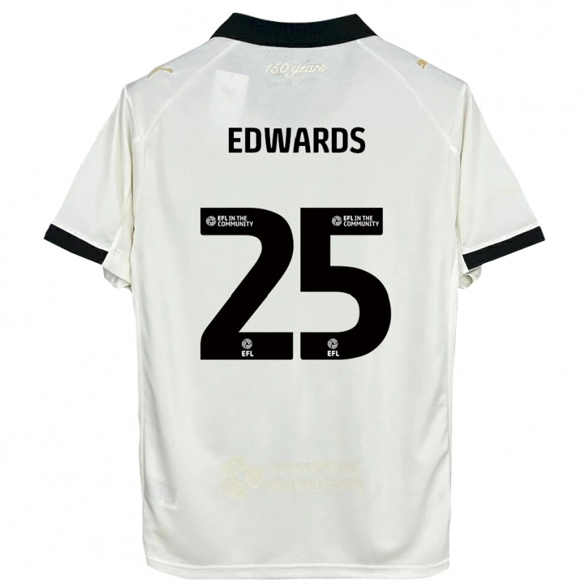 Danxen Kvinder Diamond Edwards #25 Off-White Sort Hjemmebane Spillertrøjer 2025/26 Trøje T-Shirt