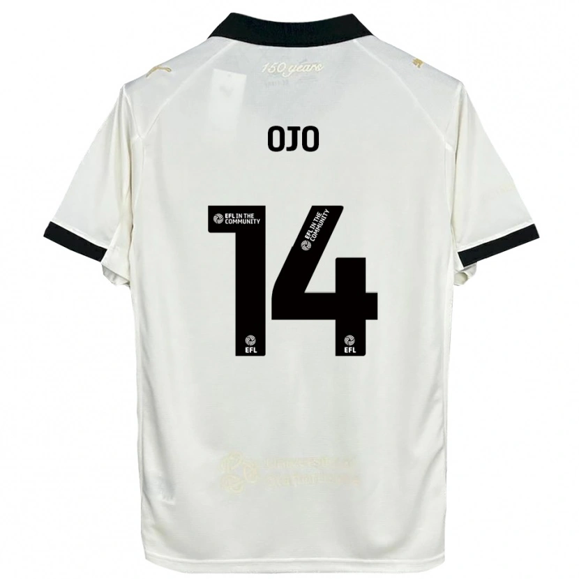 Danxen Kvinder Funso Ojo #14 Off-White Sort Hjemmebane Spillertrøjer 2025/26 Trøje T-Shirt
