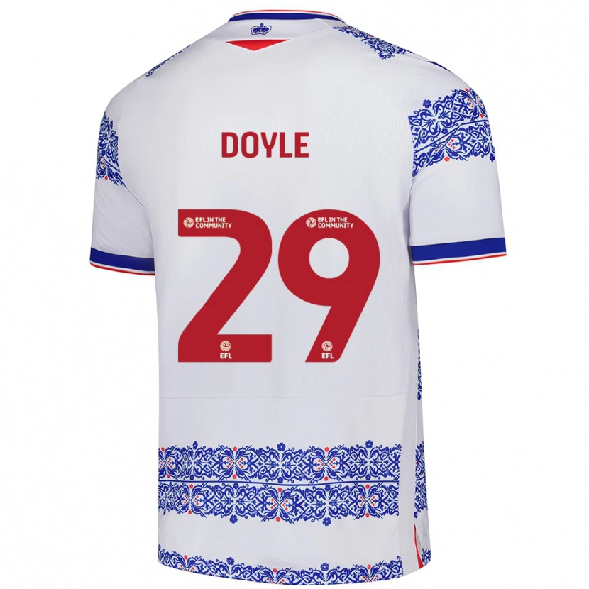 Danxen Kvinder Kamari Doyle #29 Hvid Blå Hjemmebane Spillertrøjer 2025/26 Trøje T-Shirt