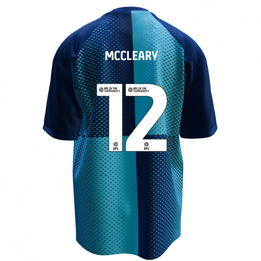 Danxen Kvinder Garath Mccleary #12 Blå Lyseblå Hjemmebane Spillertrøjer 2025/26 Trøje T-Shirt