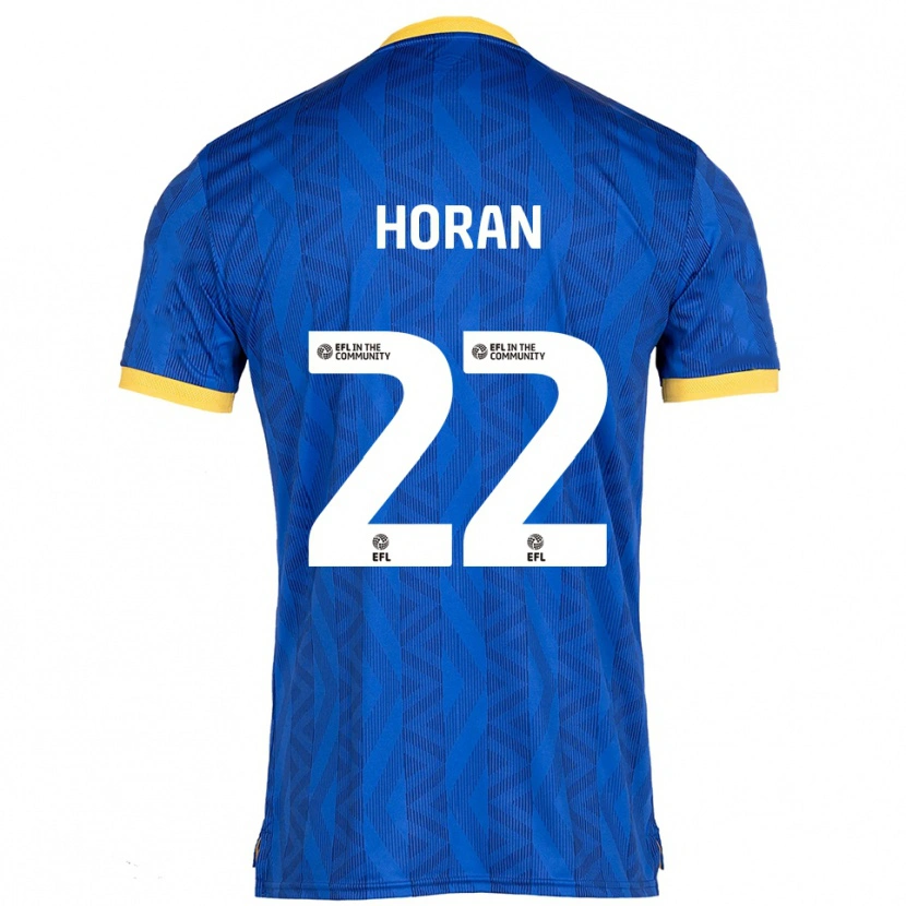 Danxen Kvinder Riley Horan #22 Marineblå Gul Hjemmebane Spillertrøjer 2025/26 Trøje T-Shirt