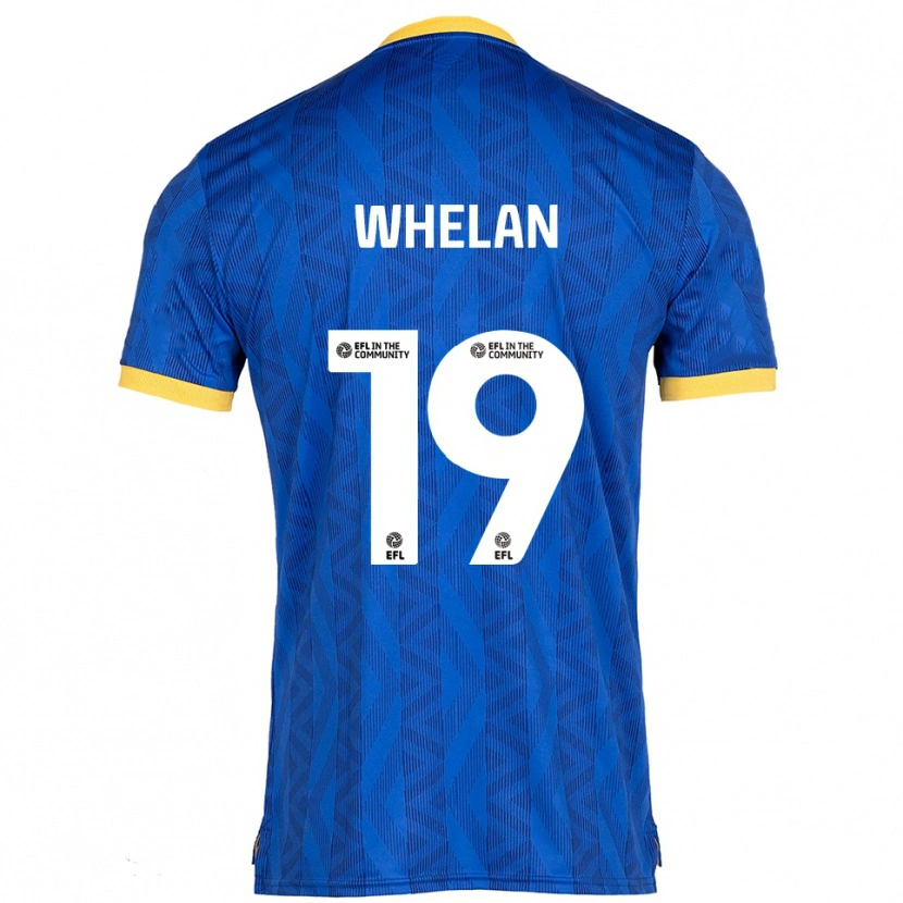 Danxen Kvinder Kelly-Jade Whelan #19 Marineblå Gul Hjemmebane Spillertrøjer 2025/26 Trøje T-Shirt