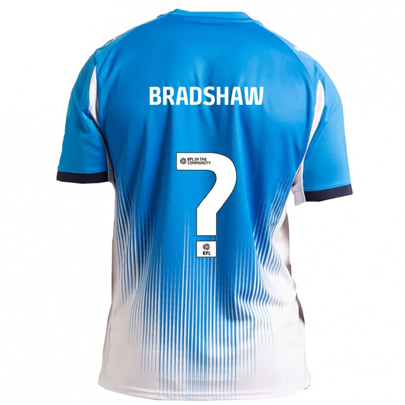 Danxen Kvinder Emily Bradshaw #0 Blå Hvid Hjemmebane Spillertrøjer 2025/26 Trøje T-Shirt