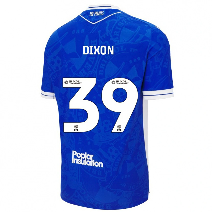 Danxen Kvinder Quincy Dixon #39 Blå Hvid Hjemmebane Spillertrøjer 2025/26 Trøje T-Shirt