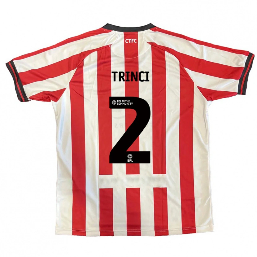 Danxen Kvinder Anais Trinci #2 Rød Hvid Sort Hjemmebane Spillertrøjer 2025/26 Trøje T-Shirt