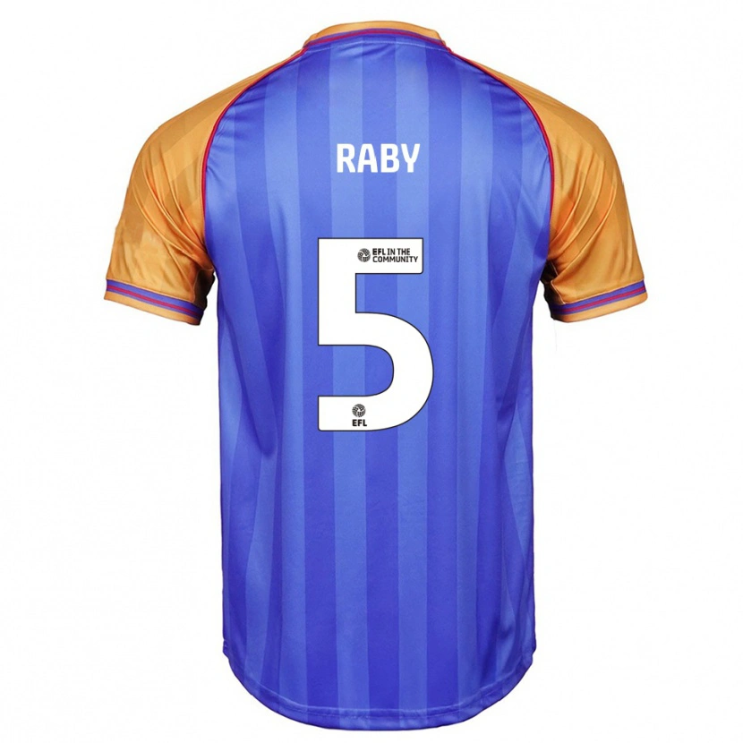 Danxen Kvinder Alice Raby #5 Blå Orange Hjemmebane Spillertrøjer 2025/26 Trøje T-Shirt