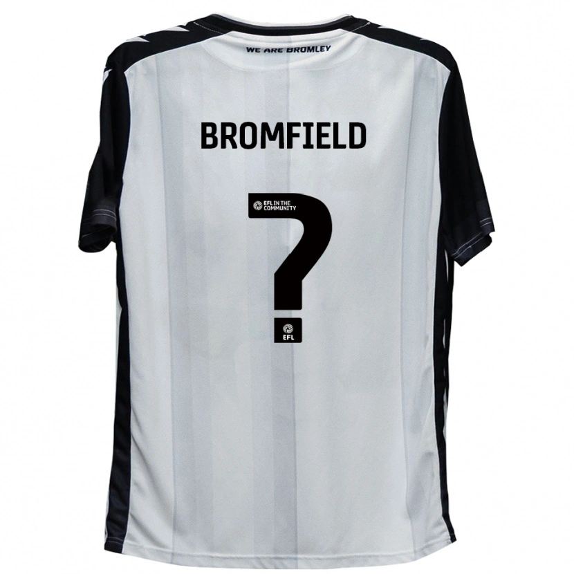 Danxen Kvinder Mercedes Bromfield #0 Hvid Sort Hjemmebane Spillertrøjer 2025/26 Trøje T-Shirt