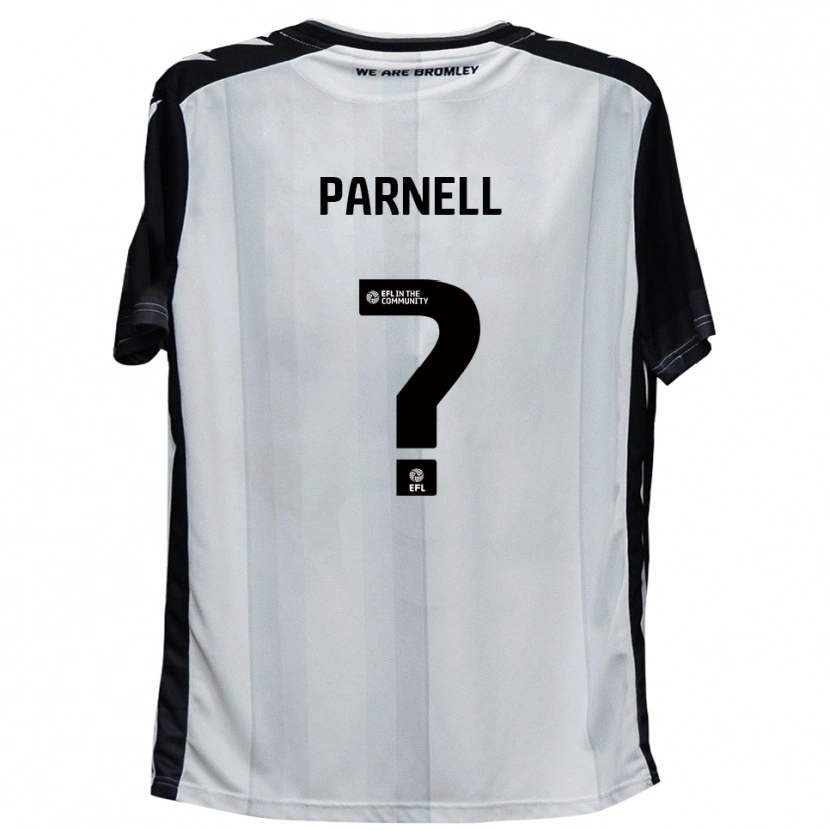 Danxen Kvinder Morgan Parnell #0 Hvid Sort Hjemmebane Spillertrøjer 2025/26 Trøje T-Shirt