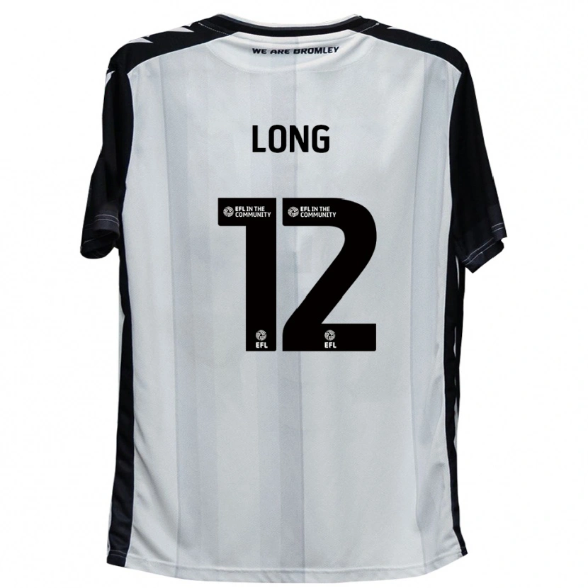 Danxen Kvinder Sam Long #12 Hvid Sort Hjemmebane Spillertrøjer 2025/26 Trøje T-Shirt